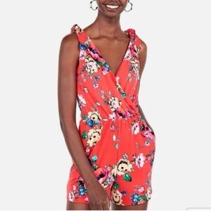 Express Surplice Romper One Piece S